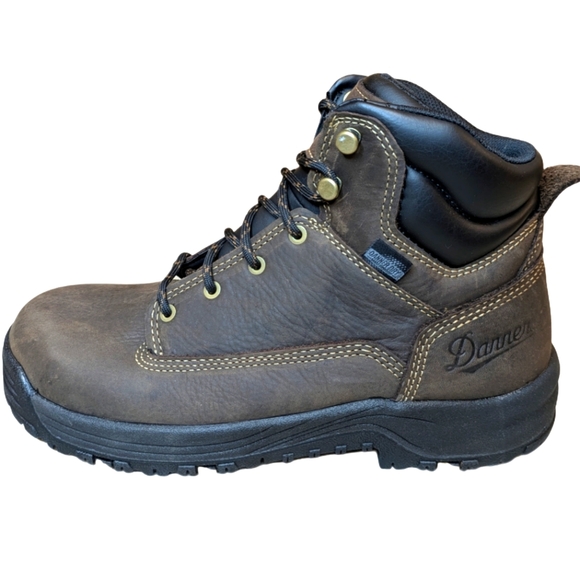 NEW Danner Caliper 6" Brown Leather Hiking‎ Work Boots Mens Size 7 - Picture 1 of 7